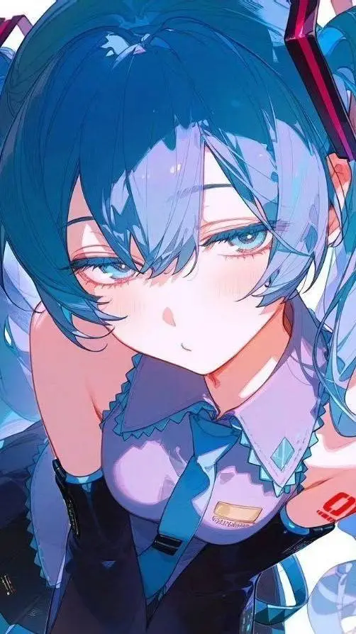 ai character: .♬🩵𝘏𝘢𝘵𝘴𝘶𝘯𝘦 𝘔𝘪𝘬𝘶🩵✭. background