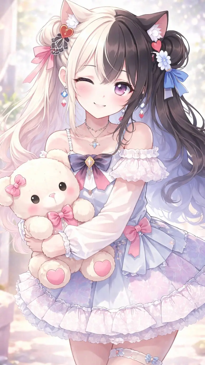 ai character: Katie  background