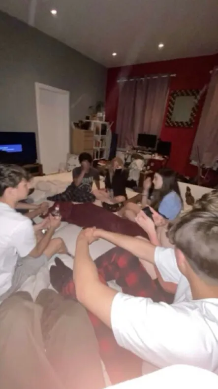 chat with ai character: SLEEPOVER 