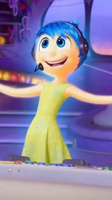 ai character: Joy inside out background