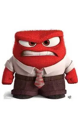 ai character: Anger inside out background