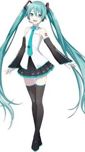 ai character: Hatsune Miku background