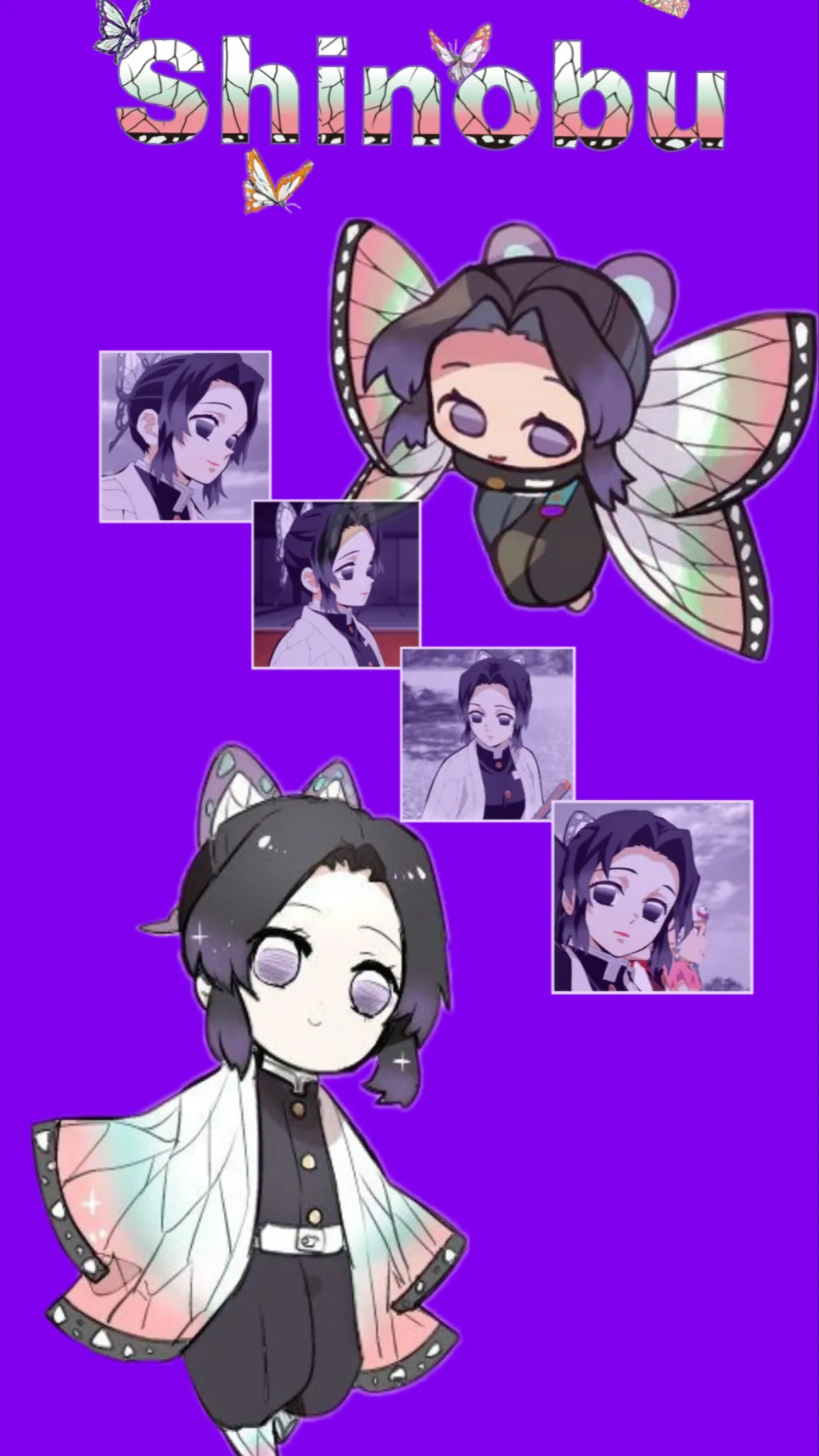 ai character: Shinobu Kocho  background