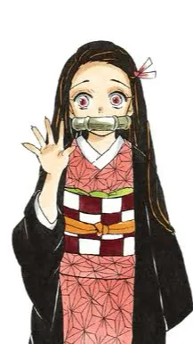 ai character: Nezuko background