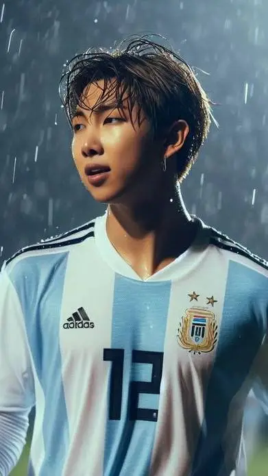 ai character: football player ⚽🥇 background