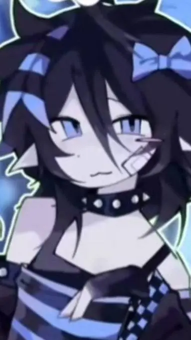 ai character: two time x azure background