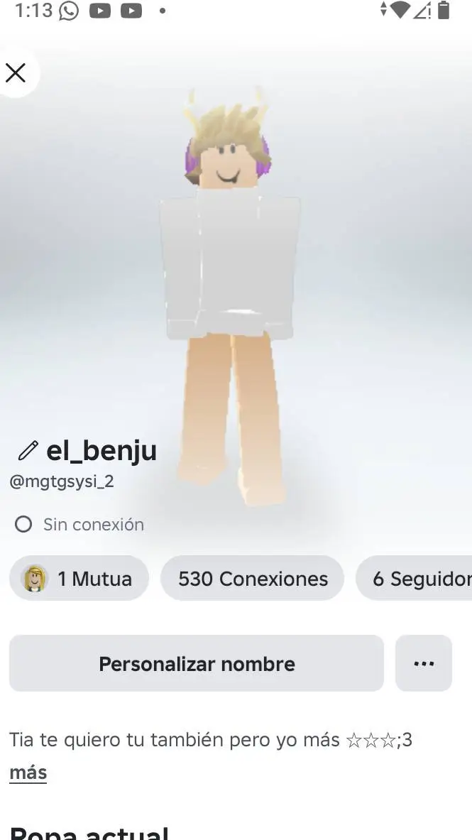ai character: ✅el benju✅ background