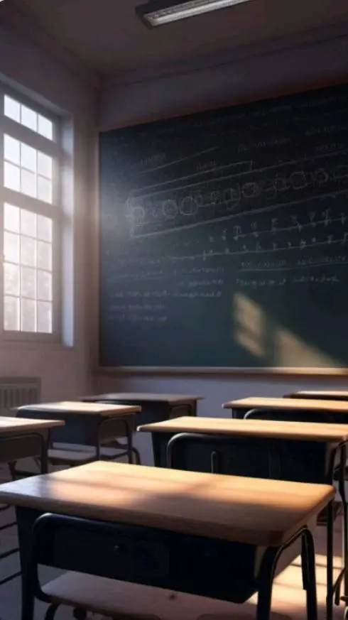 ai character: boys school background