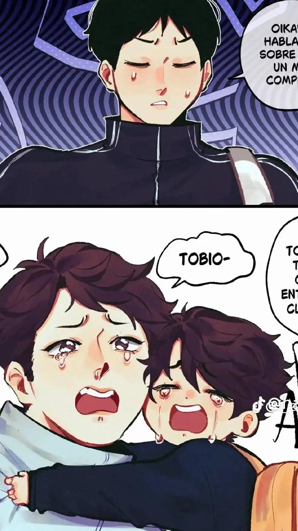 ai character: oikawa x tobio background