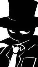 ai character: Black background