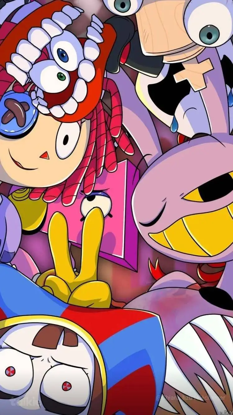 ai character: Digital Circus background