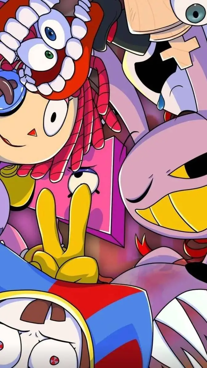 ai character: Digital Circus background