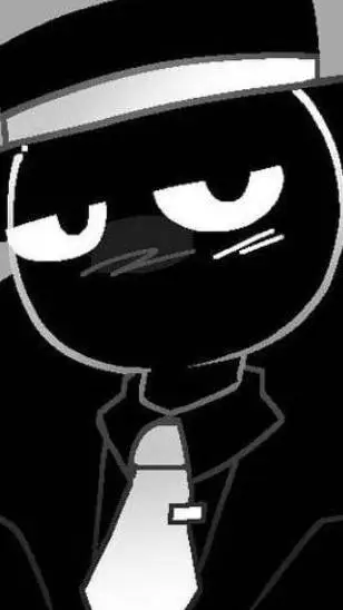 ai character: Black background