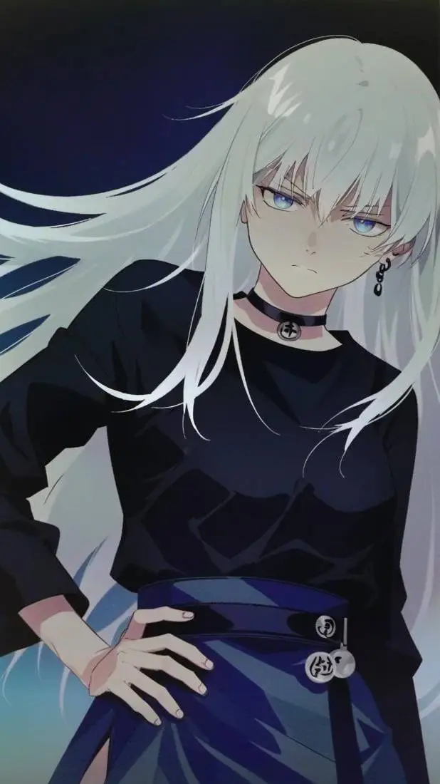 ai character: saturo gojo female background