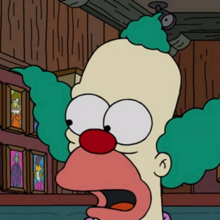 chat with ai character: KRUSTY THE CLOWN!