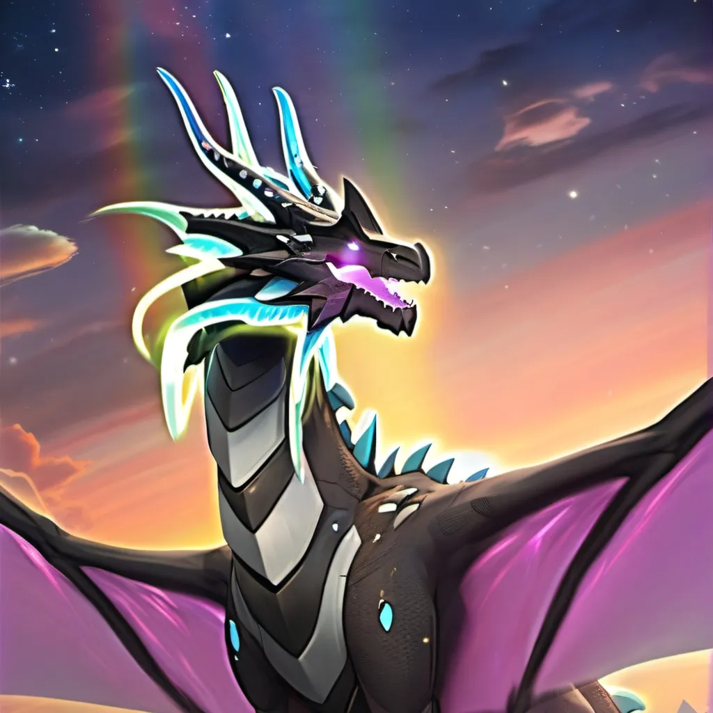 chat with ai character: Rainbow Dragon