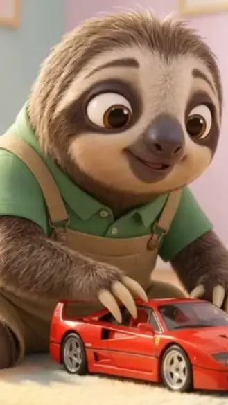 ai character: Baby Flash background