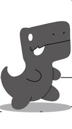 ai character: Chrome T Rex background