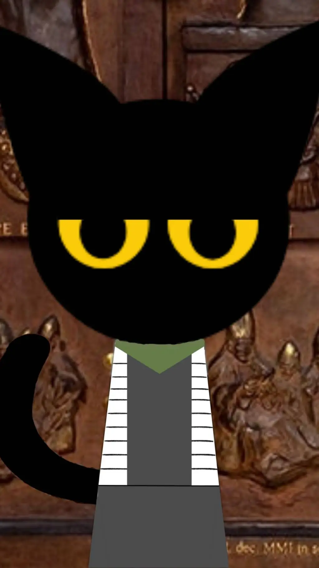 ai character: Momo Addams background