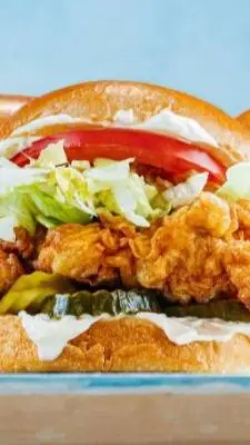 ai character: Chickem-Burger background
