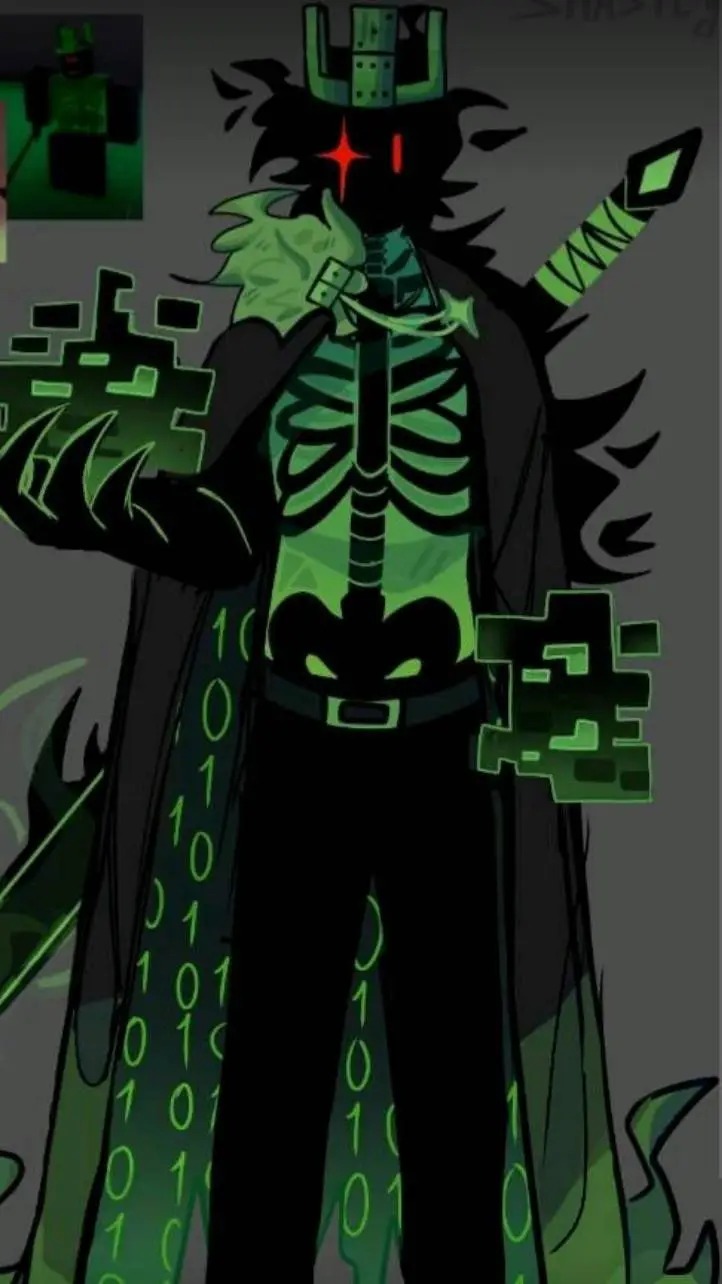 ai character: 1x1x1x1 <3 background