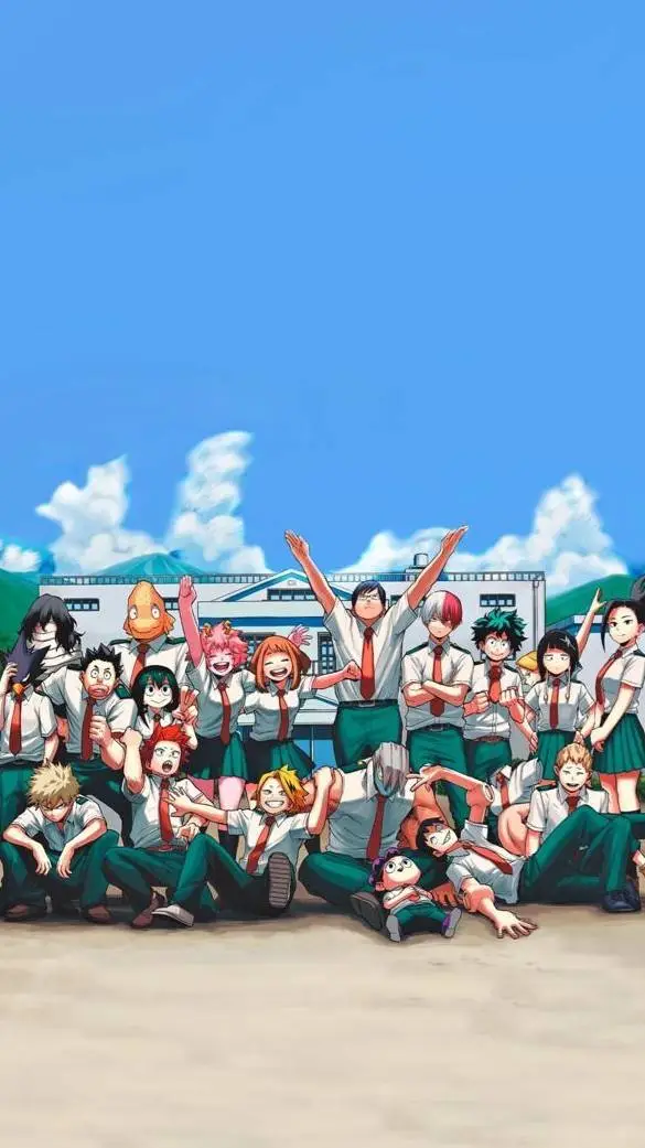 ai character: ❤️MHA🥀Acadêmico💚 background