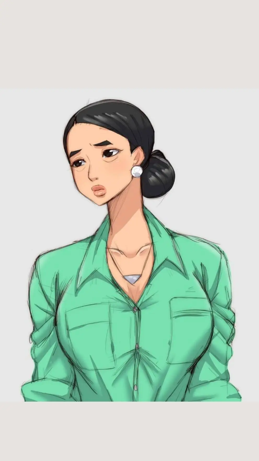 ai character: Debbie Grayson  background