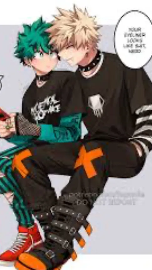 ai character: BakuDeku background