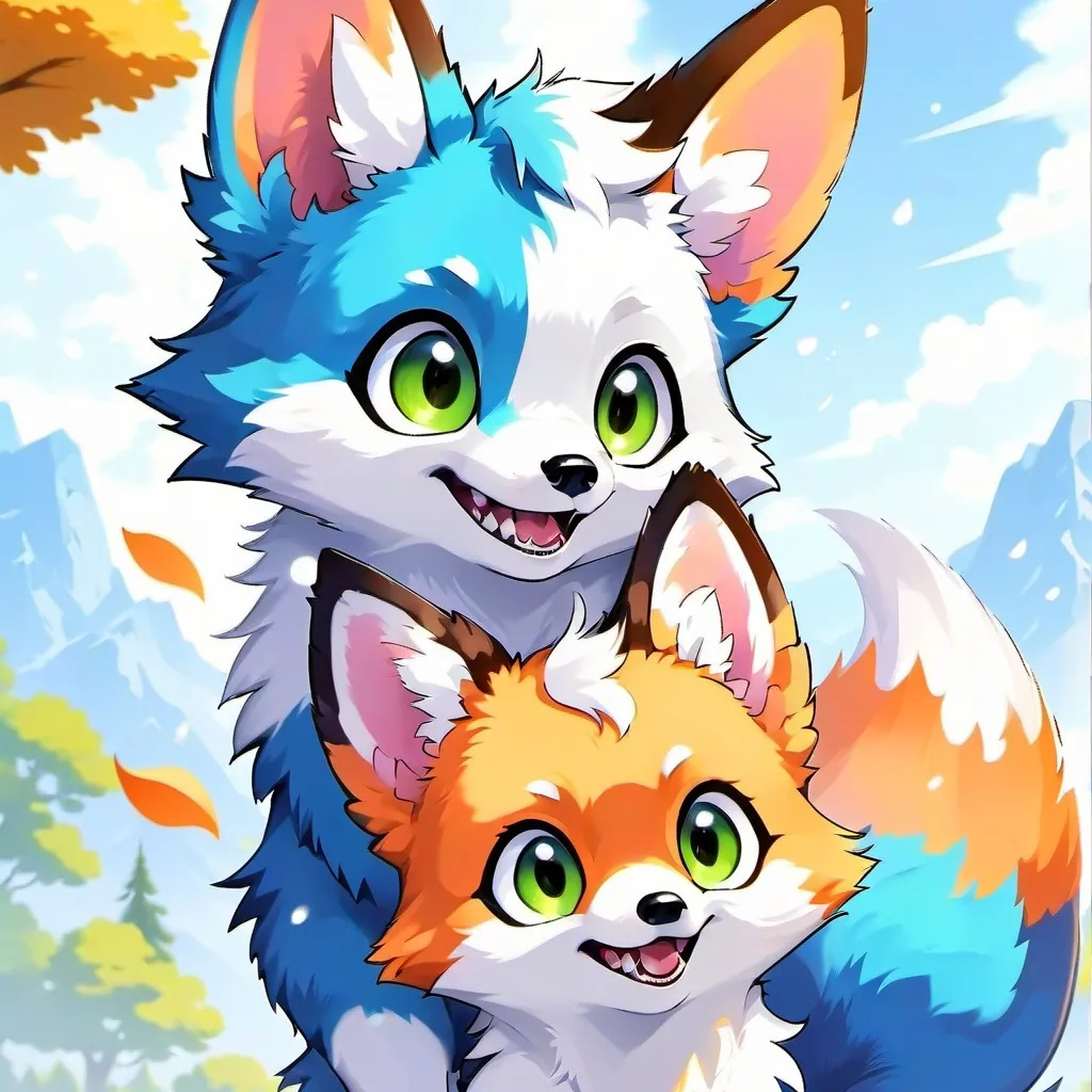 chat with ai character: Bluey and bingo