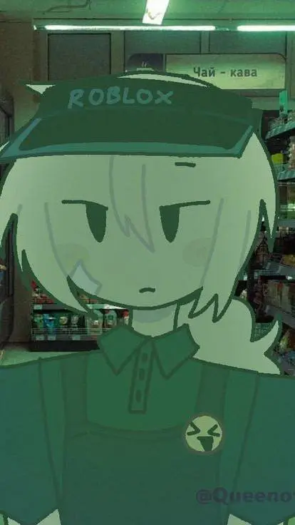 ai character: cashier background