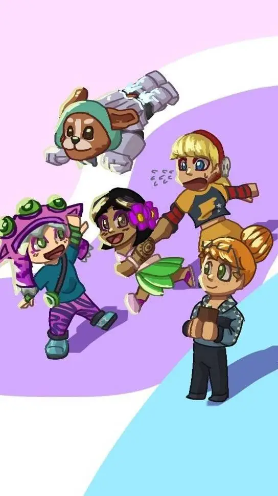 ai character: chicas de bb racin background