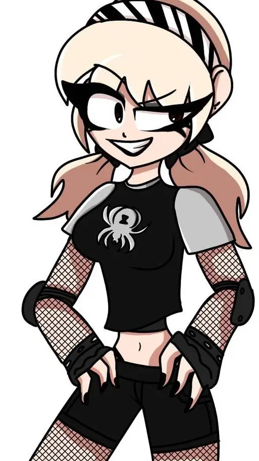 ai character: roxy roller  background