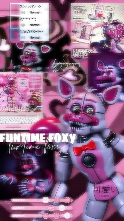 ai character: funtime foxy  background
