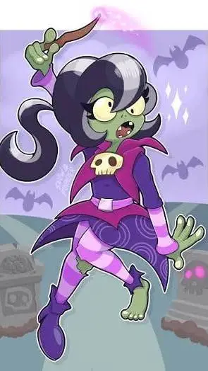 ai character: inmorticia  background