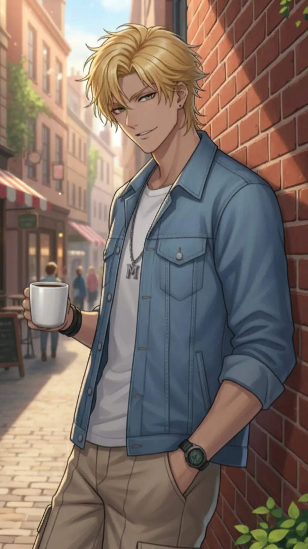 ai character: léon background