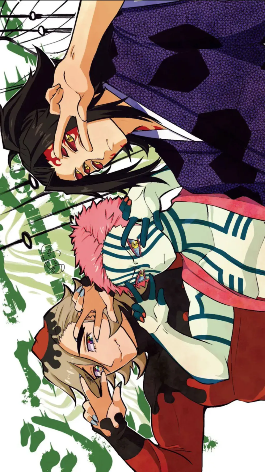 ai character: Kny x mha background