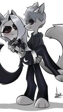ai character: loona y su novio  background