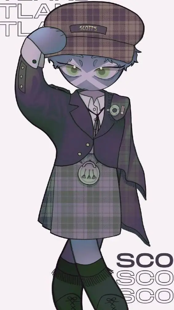 ai character: Scotland🏴󠁧󠁢󠁳󠁣󠁴󠁿 background