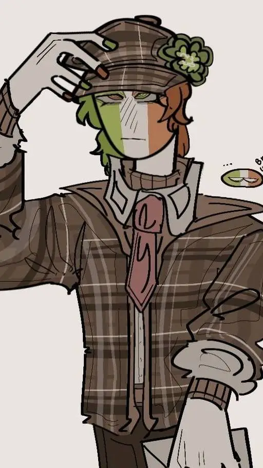 ai character: 🇮🇪Ireland🇮🇪 background