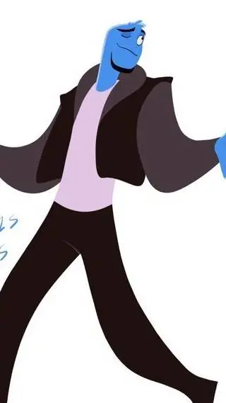 ai character: Osmosis sleep over background