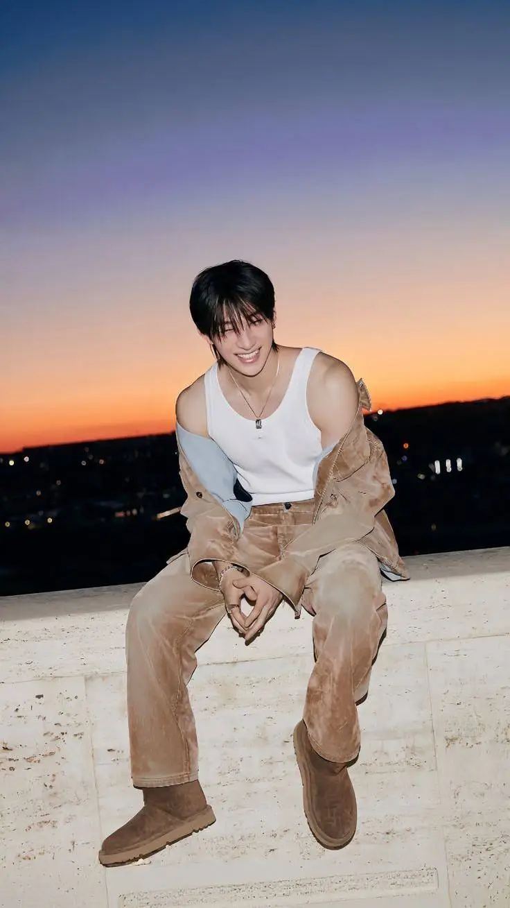 ai character: Bangchan  background