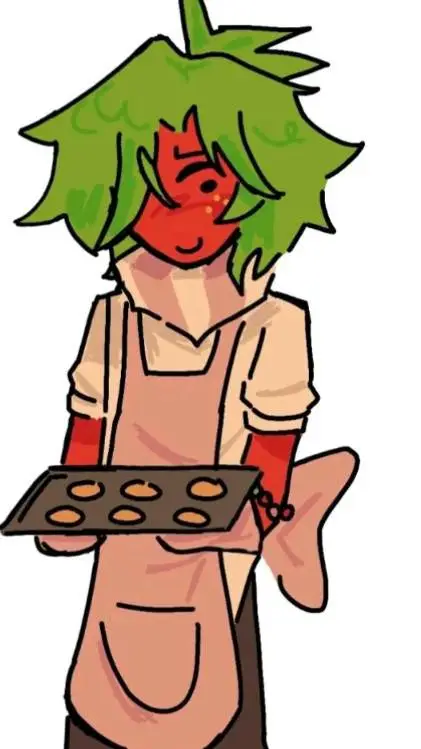 ai character: fruitcake test background