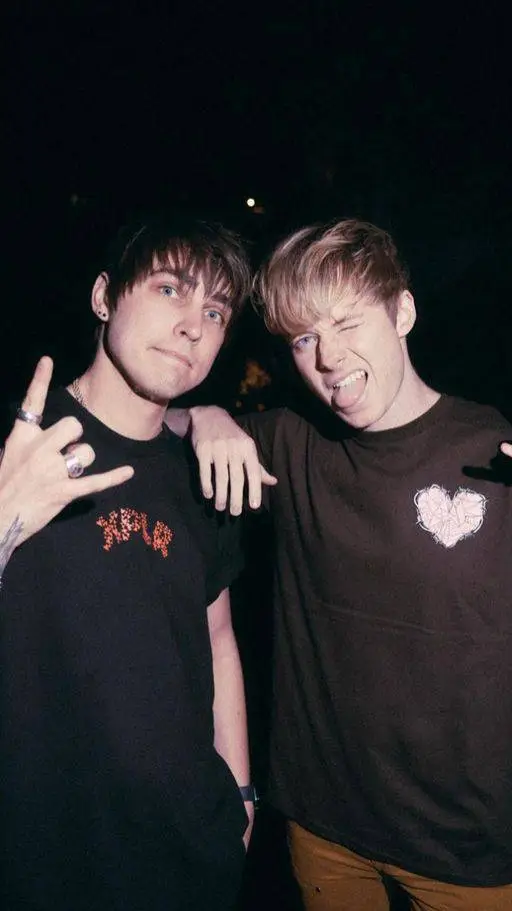 ai character: Sam and Colby  background