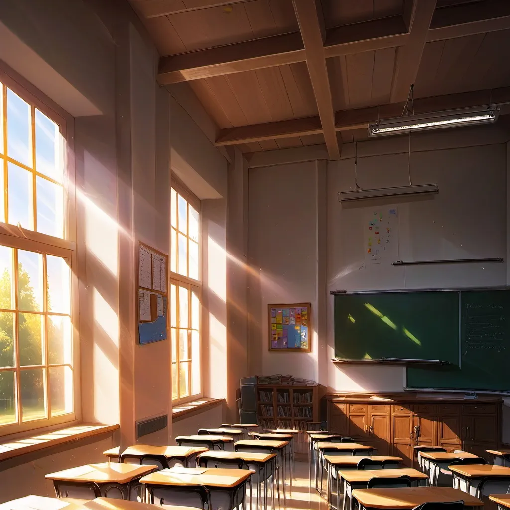 chat with ai character: classroom