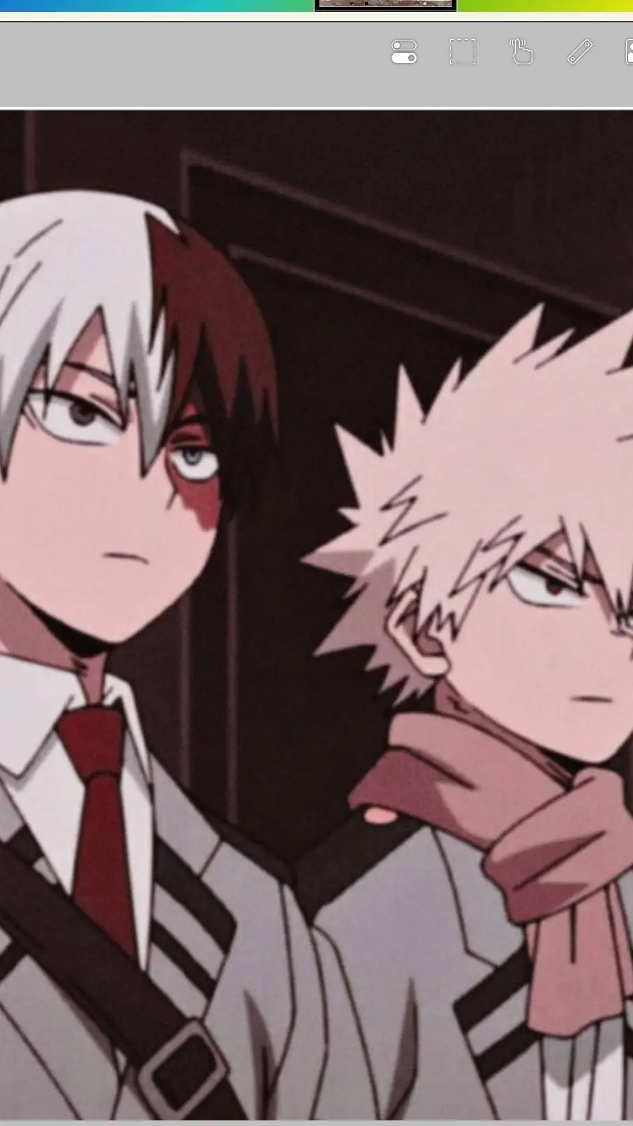 ai character: mha cinéma  background