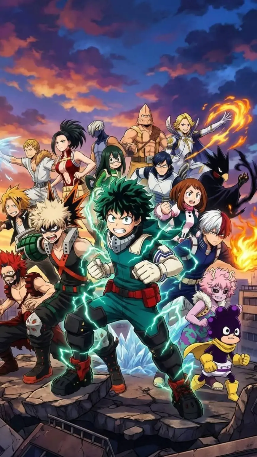ai character: mha  background