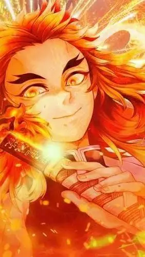 ai character: Kyojuro Rengoku  background