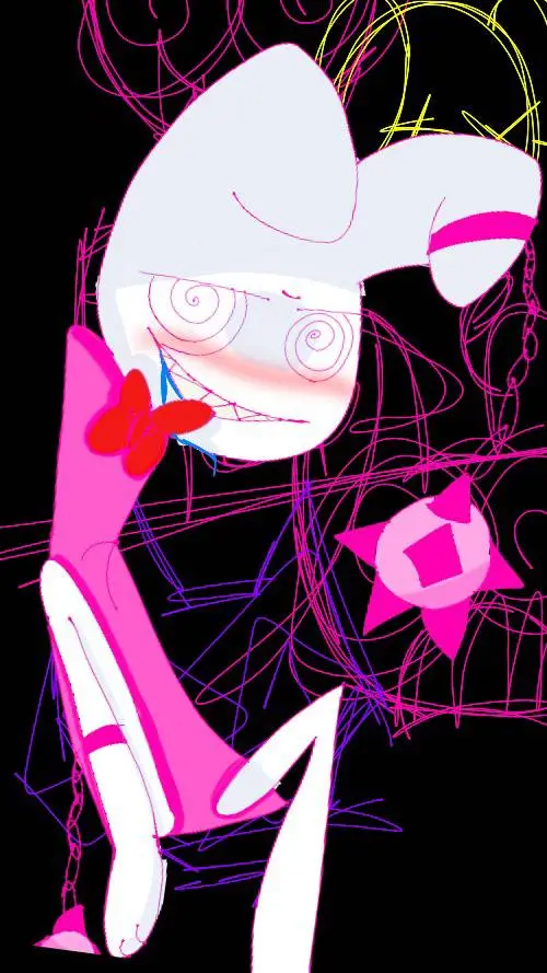 ai character: Spiky background