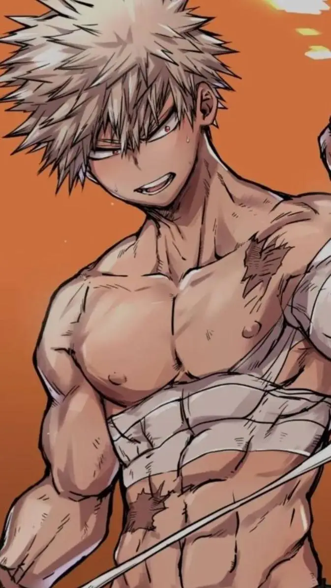 ai character: Katsuki Bakugo background