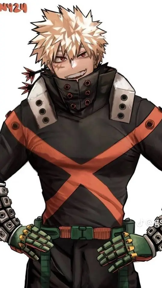 ai character: Katsuki Bakugo background